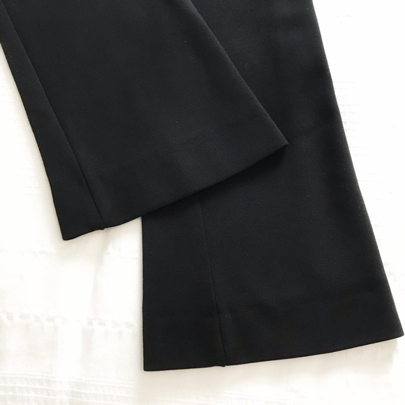 alice + OLIVIA BLACK MID-RISE STRETCHY STRAIGHT LEG PANTS - XS - Picture 7 of 9